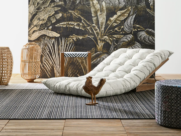 CINÉMA D'ÉTÉ - Round garden pouf by Il Giardino di Legno - view 3